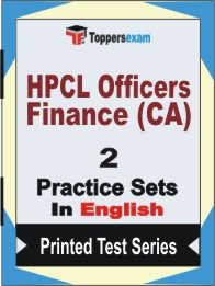 HPCL Officers Finance (CA) Book in English - Question Paper / Practice Set