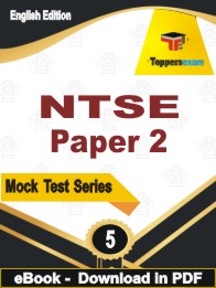 NTSE (Paper 2) Test PDF Book In English - Practice Set