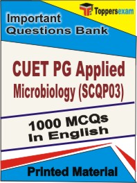 CUET PG Applied Microbiology (SCQP03) Book in English - Objective MCQ