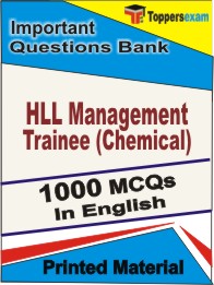 HLL Management Trainee (Chemical) Book in English - Objective MCQ