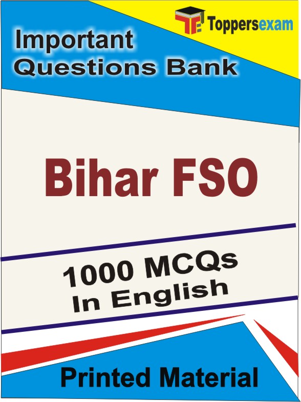 Bihar FSO Book in English - Objective MCQ