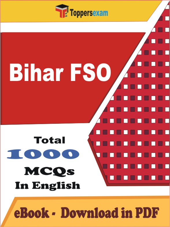 Bihar FSO PDF Book In English - MCQ / Objective Questions