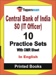 Central Bank of India SO (IT Officer) Book in English - Practice Set