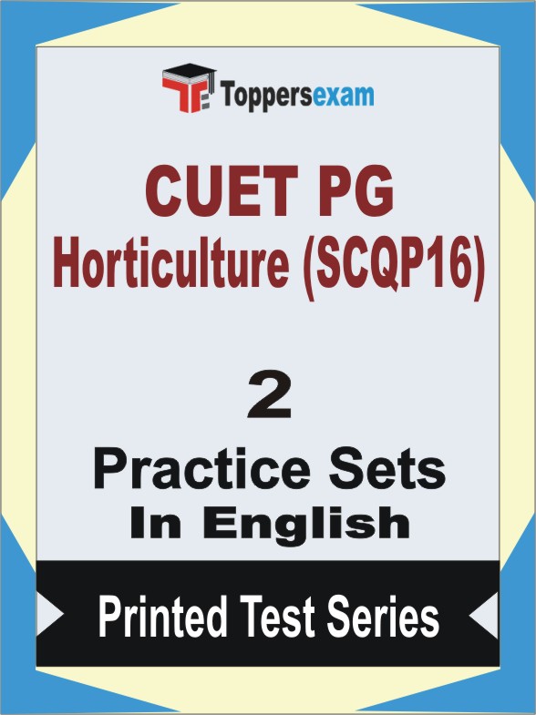 CUET PG Horticulture (SCQP16) Book in English - Question Paper / Practice Set