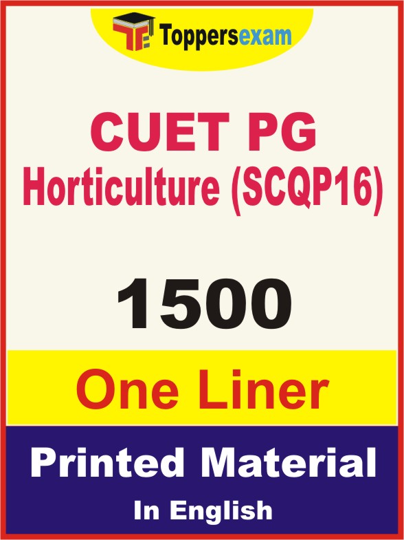 CUET PG Horticulture (SCQP16) One Liner Book in English