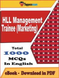 HLL Management Trainee (Marketing) PDF Book in English - MCQ / Objective Questions