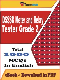 DSSSB Meter and Relay Tester Grade 2 PDF Book in English - MCQ / Objective Questions