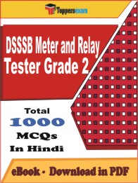 DSSSB Meter and Relay Tester Grade 2 PDF Book in Hindi - MCQ / Objective Questions