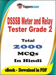 DSSSB Meter and Relay Tester Grade 2 PDF Book in Hindi - MCQ / Objective Questions