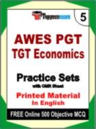 AWES PGT TGT Economics Test Book in English - Mock Test / Practice Set