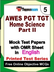 AWES PGT TGT Home Science (Part II) Exam Mock Test Papers (Book) in English