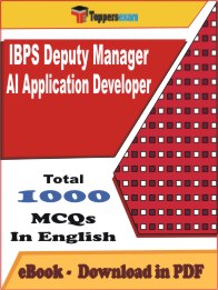 IBPS Deputy Manager AI Application Developer PDF Book In English - MCQ / Objective Questions