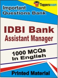 IDBI Bank Assistant Manager Book in English - Objective MCQ