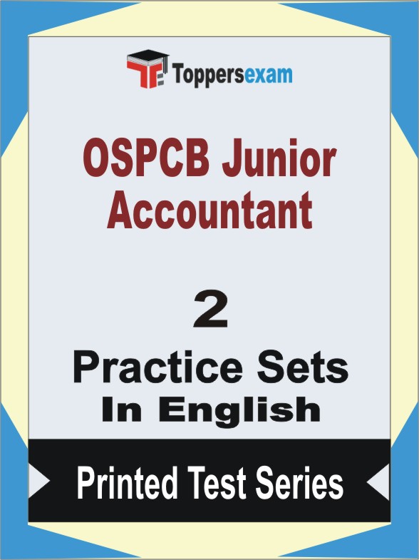 OSPCB Junior Accountant Book in English - Question Paper / Practice Set