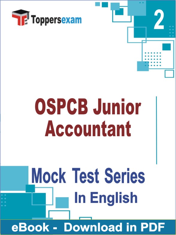 OSPCB Junior Accountant PDF Book In English - Question Paper