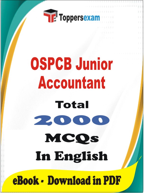 OSPCB Junior Accountant PDF Book In English - MCQ / Objective Questions