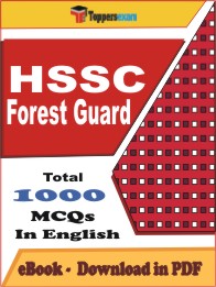 HSSC Forest Guard PDF Book in English - MCQ / Objective Questions