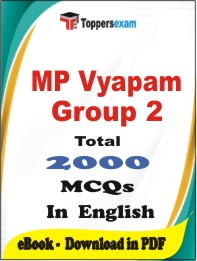 MP Vyapam Group 2 PDF Book In English - MCQ / Objective Questions