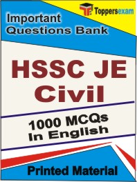 HSSC JE Civil Book in English - Objective MCQ