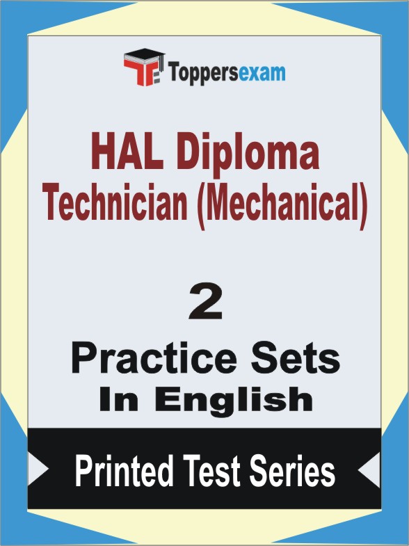 HAL Diploma Technician (Mechanical) Book in English - Question Paper / Practice Set