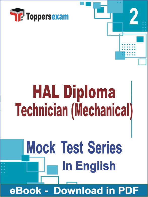 HAL Diploma Technician (Mechanical) PDF Book In English - Question Paper