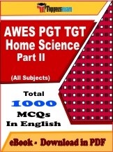 EBook of AWES PGT TGT Home Science Part II Exam, PDF Format in English