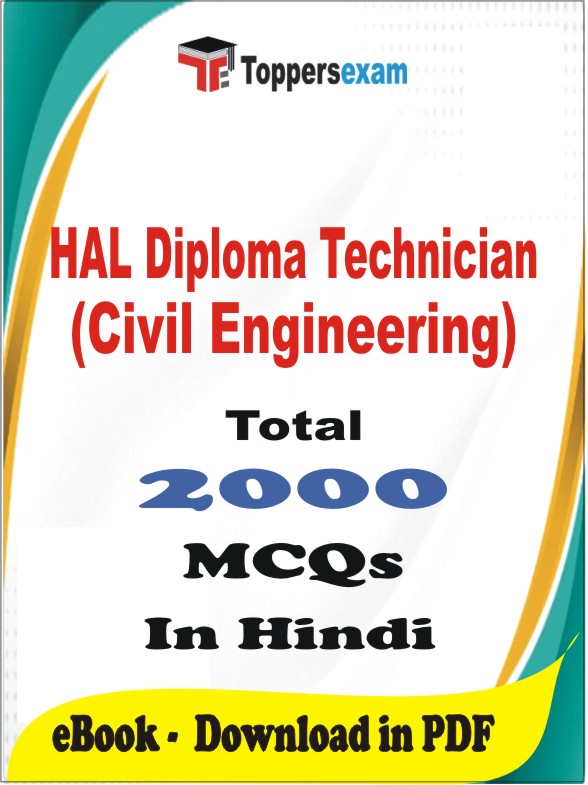 HAL Diploma Technician (Civil Engineering) PDF Book In Hindi - MCQ / Objective Questions