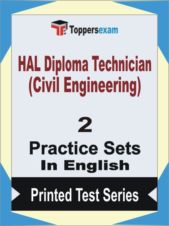 HAL Diploma Technician (Civil Engineering) Book in English - Question Paper / Practice Set
