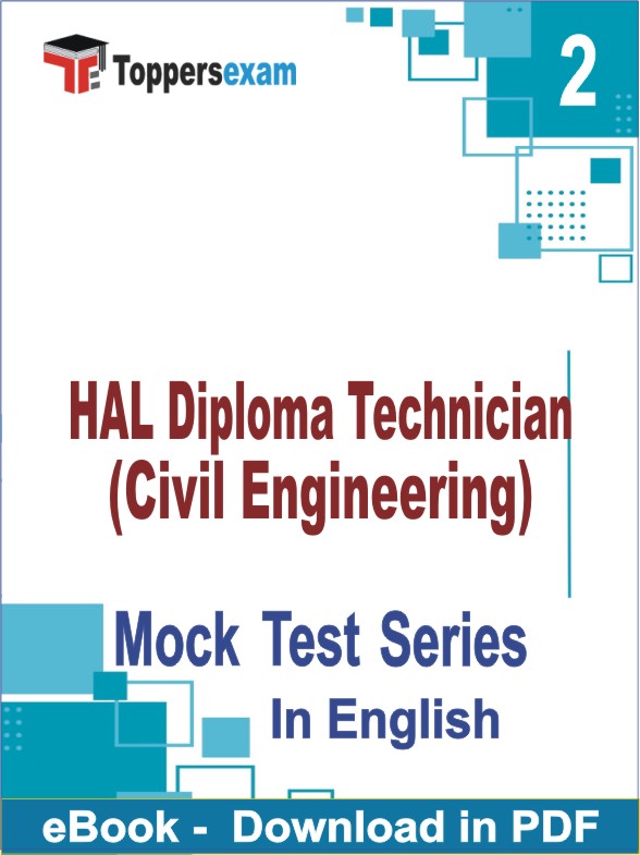 HAL Diploma Technician (Civil Engineering) PDF Book In English - Question Paper