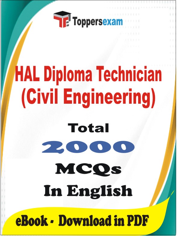 HAL Diploma Technician (Civil Engineering) PDF Book In English - MCQ / Objective Questions