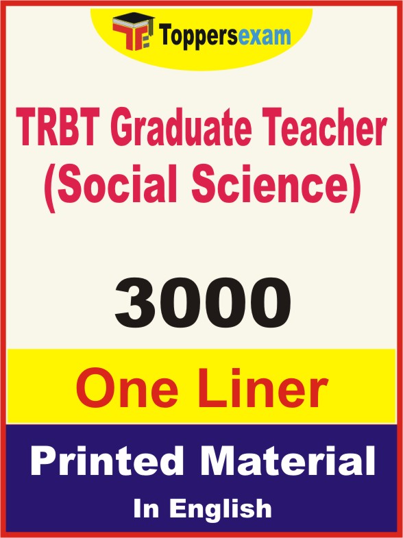 TRBT Graduate Teacher (Social Science) One Liner Book in English