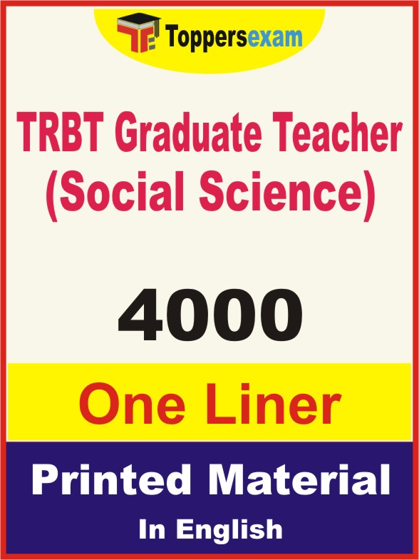 TRBT Graduate Teacher (Social Science) One Liner Book in English