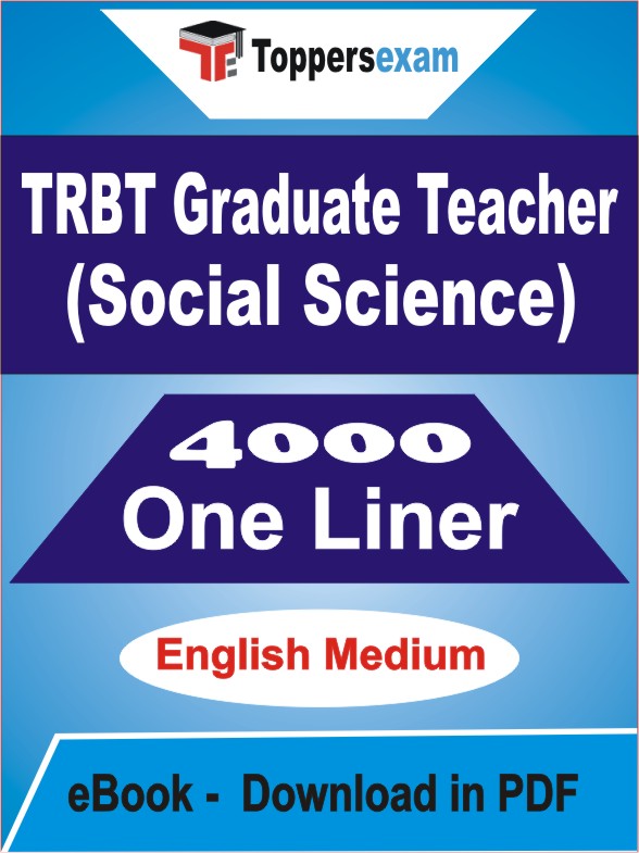 TRBT Graduate Teacher (Social Science) One Liner Book PDF in English