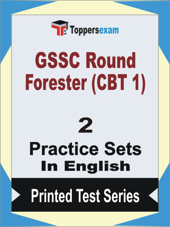 GSSC Round Forester (CBT 1) Book in English - Question Paper / Practice Set