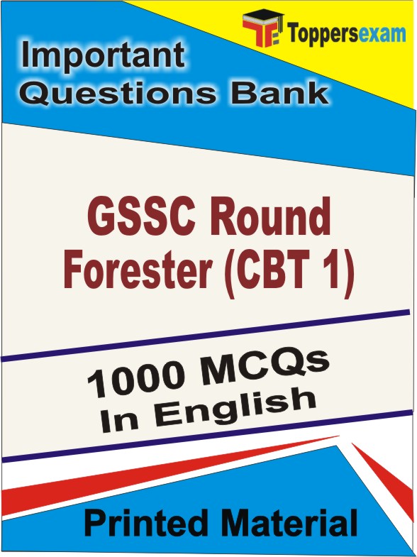 GSSC Round Forester (CBT 1) Book in English - Objective MCQ