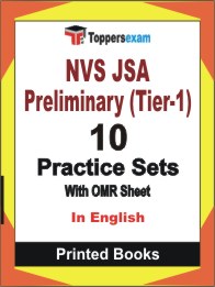NVS JSA Preliminary (Tier-1) Book in English - Practice Set