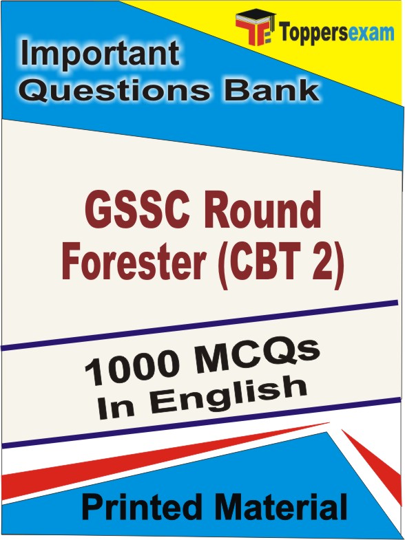GSSC Round Forester (CBT 2) Book in English - Objective MCQ