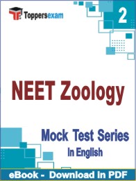 NEET Zoology Test PDF Book In English - Question Paper