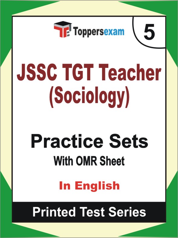 JSSC TGT Teacher (Sociology) Book in English - Mock Test / Practice Set