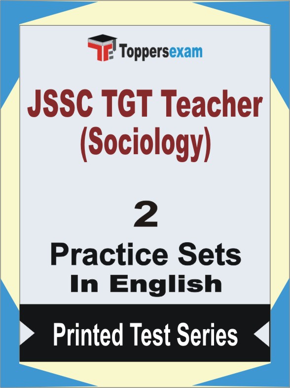 JSSC TGT Teacher (Sociology) Book in English - Question Paper / Practice Set