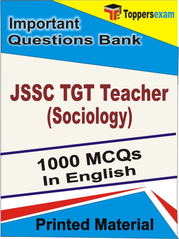 JSSC TGT Teacher (Sociology) Book in English - Objective MCQ