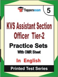 KVS Assistant Section Officer (Tier-2) Book in English - Mock Test / Practice Set
