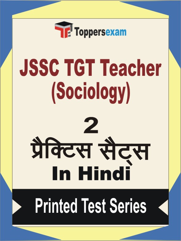 JSSC TGT Teacher (Sociology) Book in Hindi - Question Paper / Practice Set