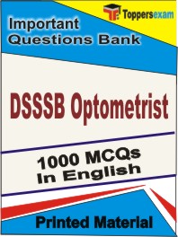 DSSSB Optometrist Book in English - Objective MCQ