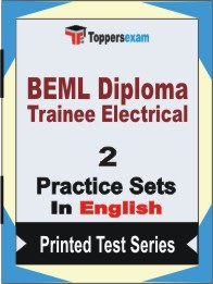BEML Diploma Trainee Electrical Book in English - Question Paper / Practice Set