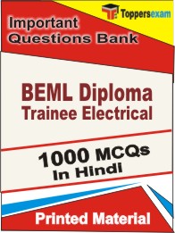 BEML Diploma Trainee Electrical Book in Hindi - Objective MCQ