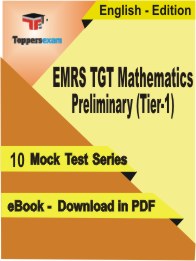 EMRS TGT Mathematics Preliminary (Tier-1) PDF Book In English - Mock Test/Practice Set