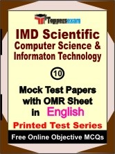 IMD Scientific Assistant (Computer Science & IT) Paper 2 Exam Mock Test Papers (Book) in English