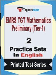 EMRS TGT Mathematics Preliminary (Tier-1) Book in English - Question Paper / Practice Set