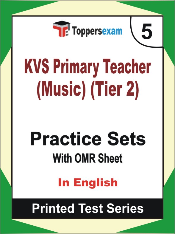 KVS Primary Teacher (Music) Tier 2 Book in English - Mock Test / Practice Set